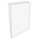 5 PCS] T-Shirt Display Holder Metal Frame For Gridwall/Slatwall