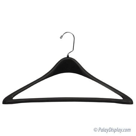 https://www.palaydisplay.com/images/P.cache.large/19-Black-Plastic-Curved-Suit-Hanger-with-Bar---Chrome-Hook.jpg