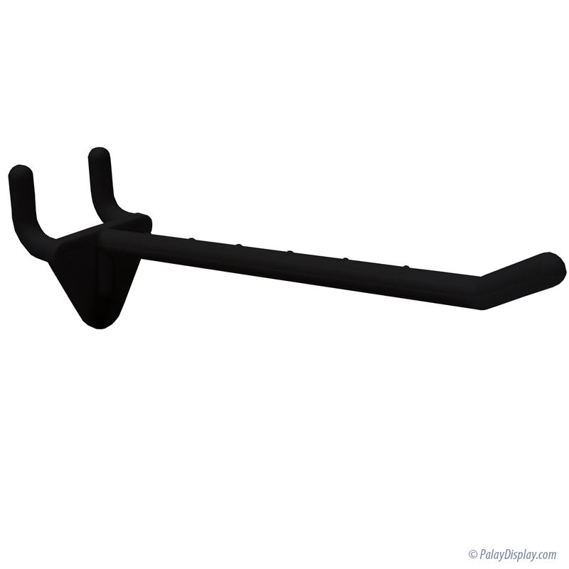 Black Plastic Pegboard Hooks and Black Plastic Slatwall Hooks - Pegboard  Hook - Slatwall Hook - Peg Hook - Slat Hook - 4 Nylon Hook Black