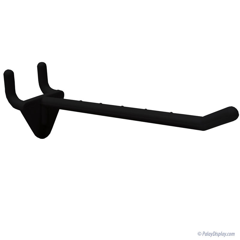 Pegboard Hook - 2 Pegboard Hook - Slatwall Hook - Black - Slat Wall Hook -  Plastic Hook - Plastic Pegboard Hooks and Plastic Slatwall Hooks