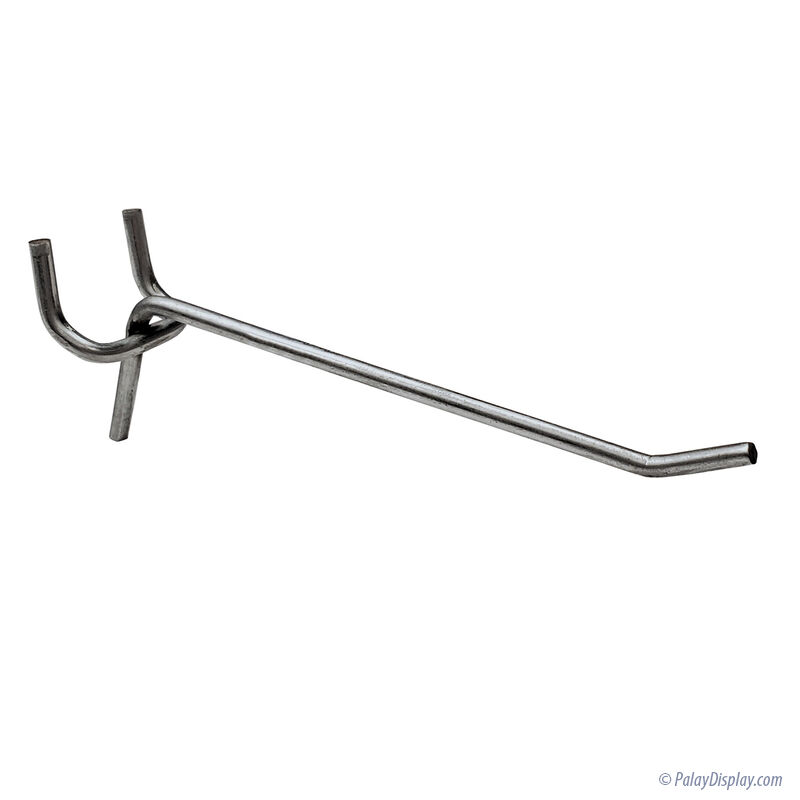 Zinc Pegboard Hook 4"L Pegboard Hooks Peg Hooks Standard Duty