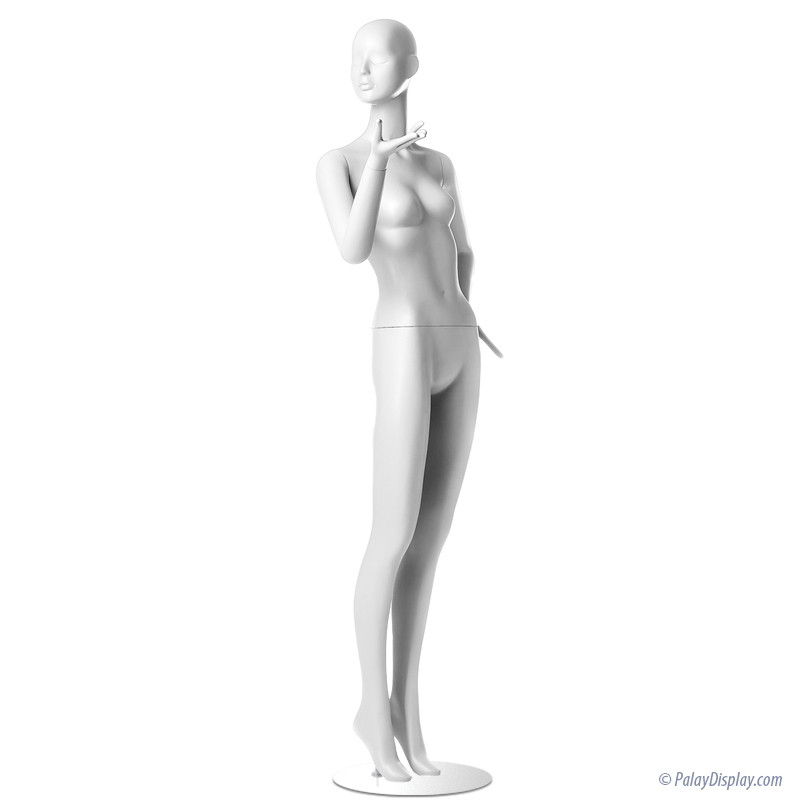 Aurora Series Female Mannequin Pose 3 - Right Arm Bent - Female Mannequins  at Palay Display