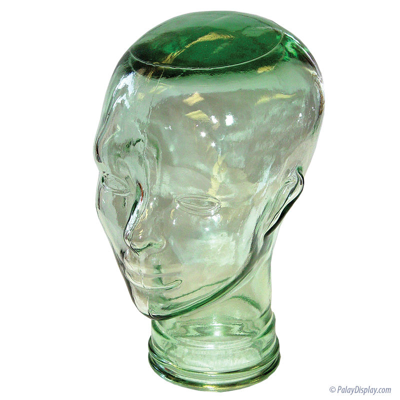 Modern female glass head