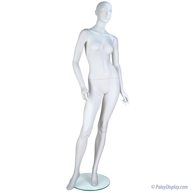 Hand on Hip White Female Mannequin