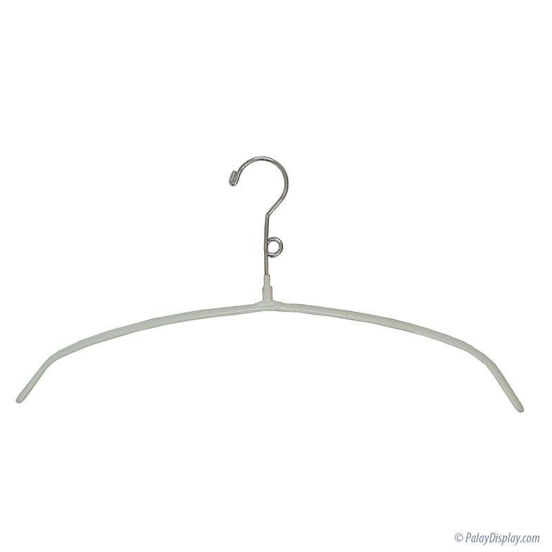 Metal Hangers - Metal Hanger - Non-Slip Hangers - White Vinyl Coated -  Hangers