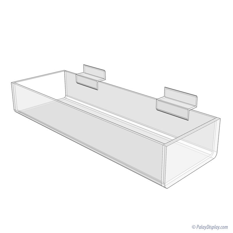 Flat Slatwall Display Tray Trays for Slatwall Slatwall Display Tray