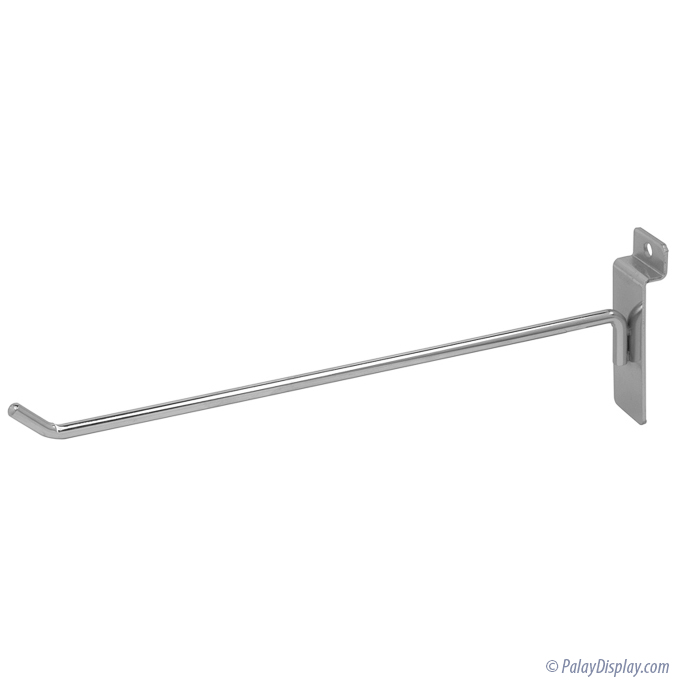 Slatwallwall Hooks 10 inch / Chrome