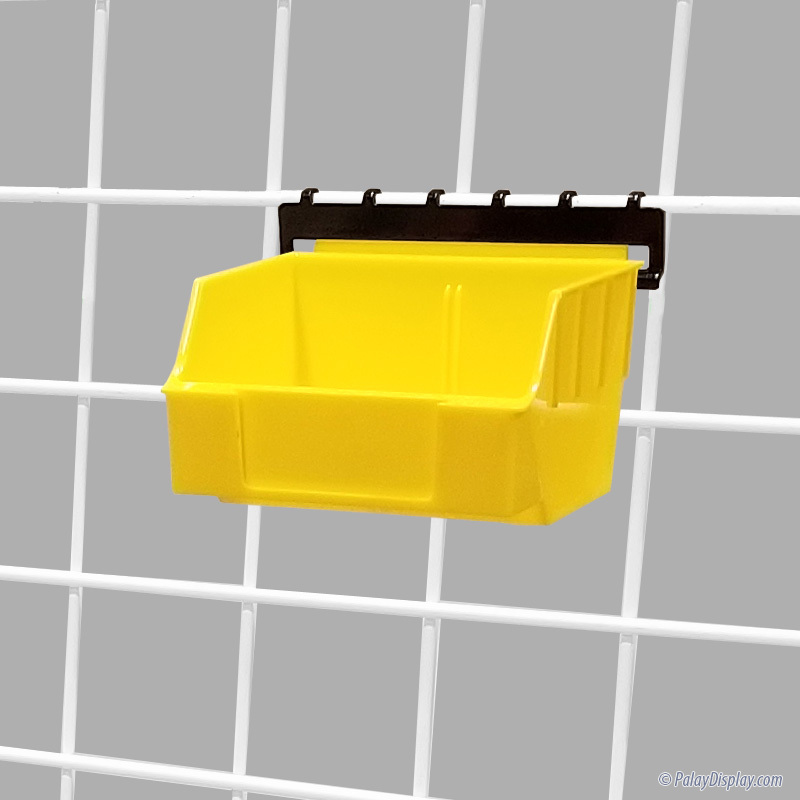Gridwall Yellow Standard Storbox Slatbox Storbox Display Bin System