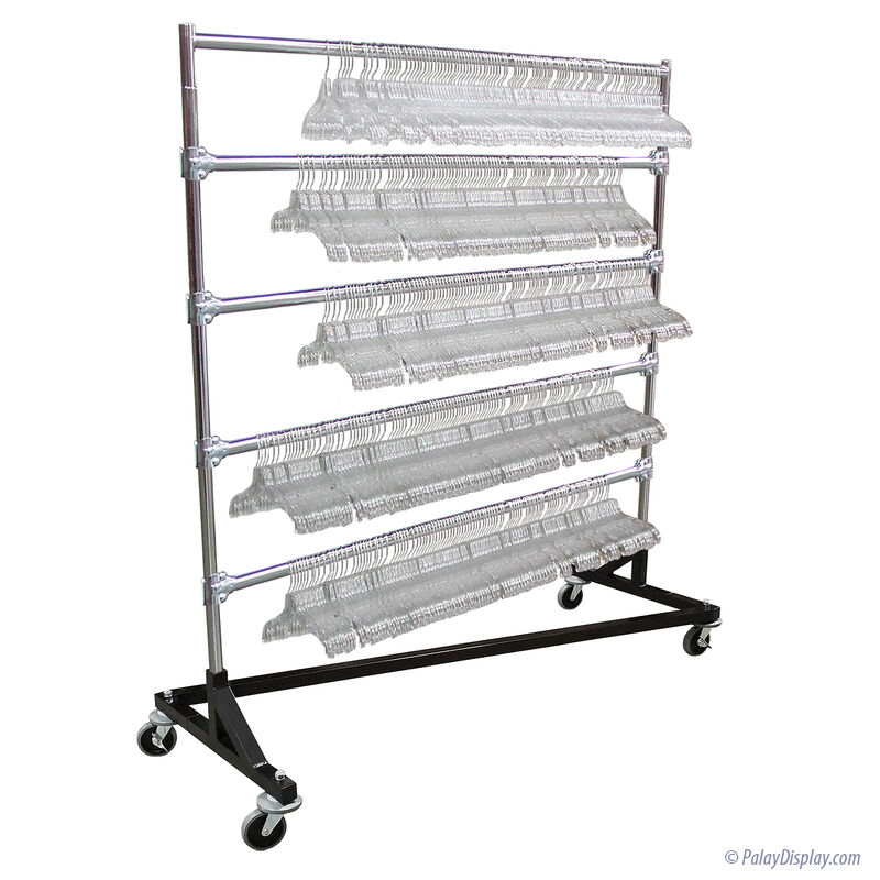 Rolling hanger storage rack 2025