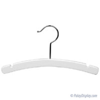 Children's 12 White Wood Hanger - Hangers - Children's Hangers - Children's  Top Hangers