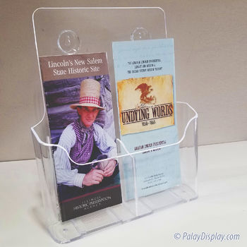 2 Pocket Wall & Countertop Brochure Holder