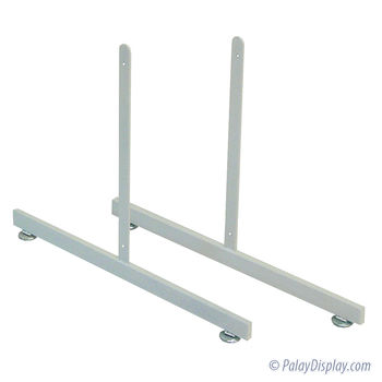 2' Rectangular Grid Legs with Levelers White