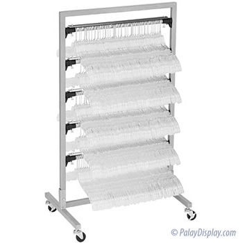 5 Bar Mobile Hanger Rack with 2