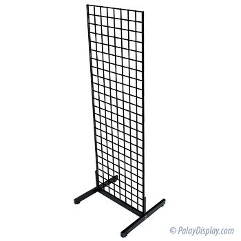 2x6 Black Gridwall Panel with HD Base 