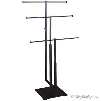 3-Tier Jewelry Display Stand - Matte Black