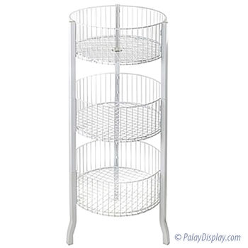 3-Tier Round Dump Bin