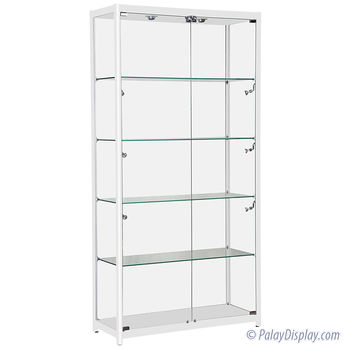 Cirrus Rectangular Display Case - White