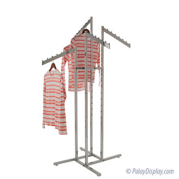 4 Way Rack - 4 Slant Flag Arms