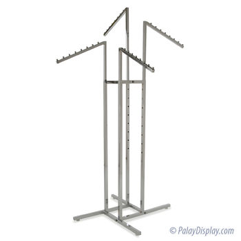 4 Way Rack - 4 Square Slant Arms