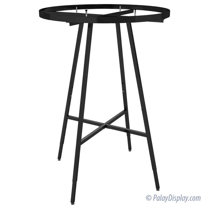 42" Matte Black Round Rack Round Clothing Racks Black Garment Racks