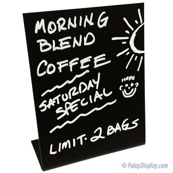 Slant Back Chalkboard Sign - 7