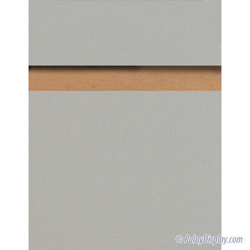 Dove Grey Slatwall Panel - 6