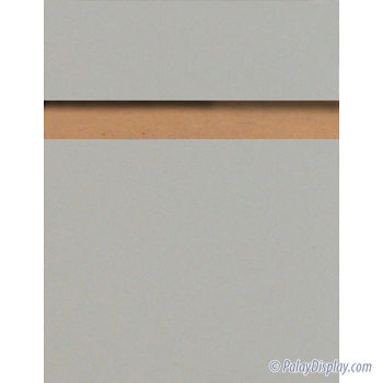 Grey Slatwall Panel - 6