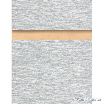 Simulated Brushed Aluminum Slatwall Panel - 6