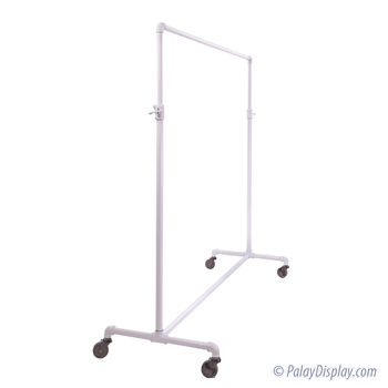 Adjustable Single Rail Pipe Clothing Rack - 60