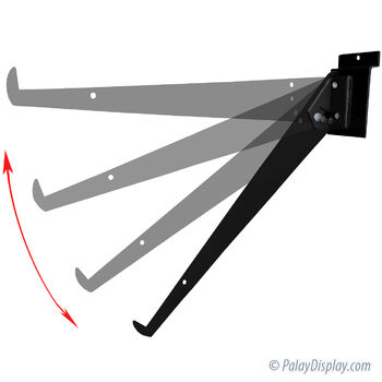 Adjustable Slatwall Shelf Bracket 12