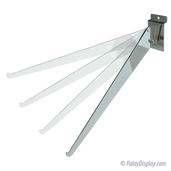 Adjustable Slatwall Shelf Bracket 12" Shelf Bracket for slatwall Slatwall Shelf Brackets