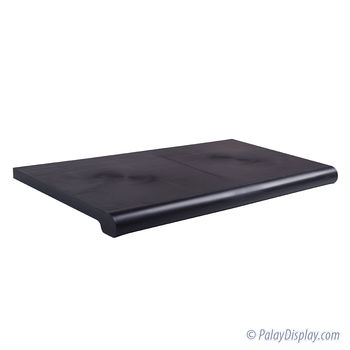 Black Bullnose Shelving - 24