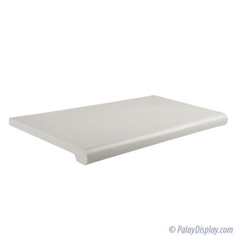 Bright White Bullnose Shelving - 48