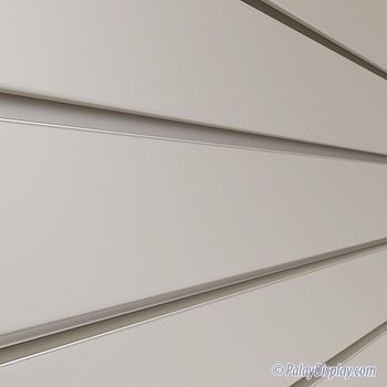 Beige Metal Slatwall