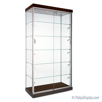 Beta Rectangular Wall Display Case with Laminate Top