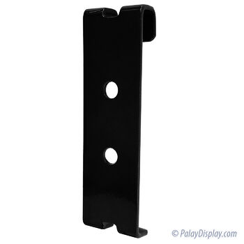 Black Gridwall Back Plate - 2 Hole