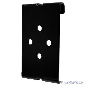 Black Gridwall Back Plate - 4 Hole