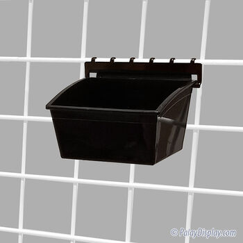 Black Popbox Standard Display Bin w/ Grid Adaptor