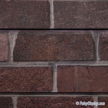 Brownstone Brick Slatwall Panel
