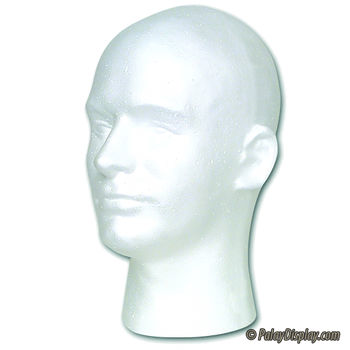 Classic Male Head White with Hole