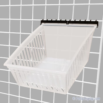 Clear Cratebox Tilt Big Display Bin w/ Grid Adaptors