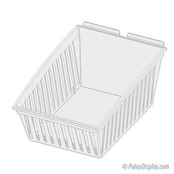 Cratebox Tilt Big Display Bin - Clear