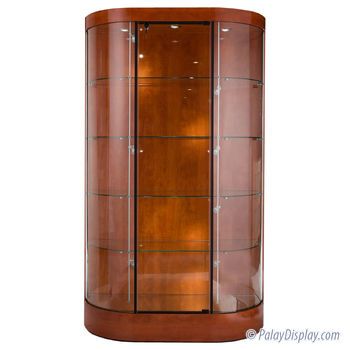 Curved Wall Display Case