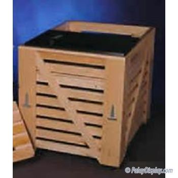 Deluxe Pallet Bin Barrel Display