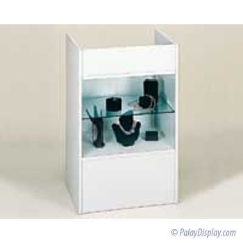 Display Case Well Top Register Stand with Showcase