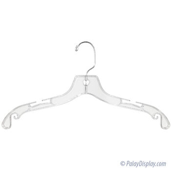 Heavyweight Clear Plastic Coat Hanger