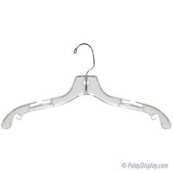 Hangers 17 Clear Super Heavyweight Dress :: Plastic Hangers :: Clothes  Hangers :: Palay Display