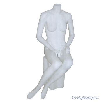 Econo-Line Headless Female Mannequin - Seated Female Mannequin