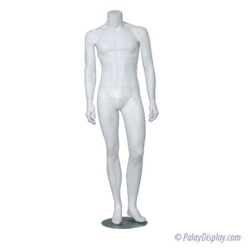 Econo-Line Headless Male Mannequin - Left Leg Bent