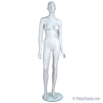 Eve Mannequin Arms by Sides Cameo White